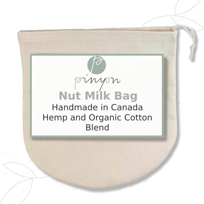 Organic Reusable Nut Milk Bag for strain - Image 1