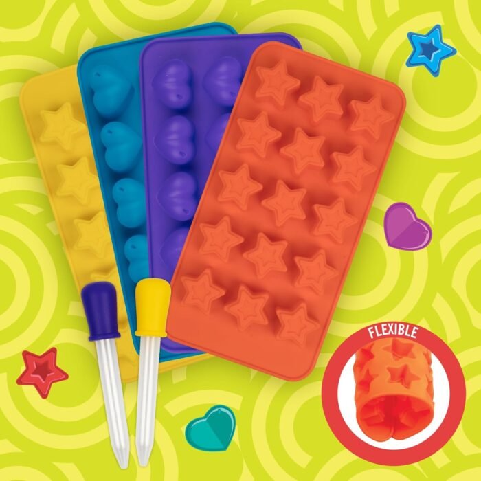 Star & Heart Silicone Gummy Candy Molds, - Image 6