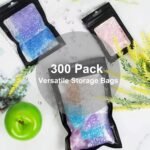 300 Pack 3 Sizes Resealable Mylar Bags F - Image 7