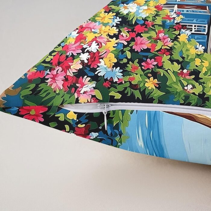 Summer Seaside Beach Pillow Cover 18"x18 - Image 5