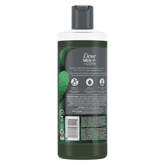 Dove Men+Care Body Wash Holy Basil + Hem - Image 2