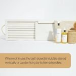 Esker Bathtub Tray, Premium Pine Wood Ba - Image 7