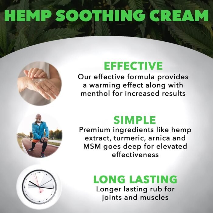 Super Natural Goods Hemp Cream (8oz) Hem - Image 5