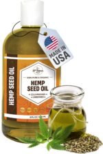 Organic Hemp Seed Oil (8 oz) Premium Col