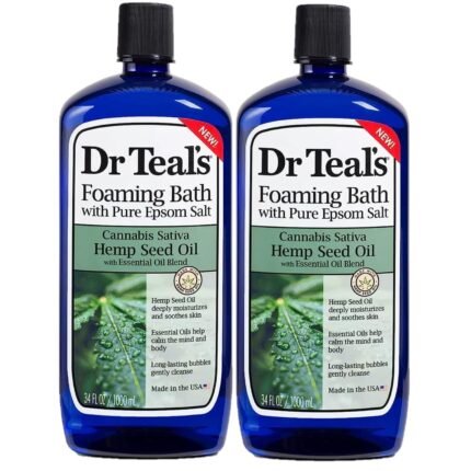 Dr. Teal's Hemp Seed Oil Foaming Bath Gi