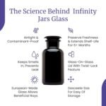 Infinity Jars 500 ml (17 Fl oz) Round Ja - Image 6
