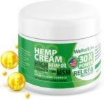 WELLUTION Hemp Cream x30 MSM – Extra Str