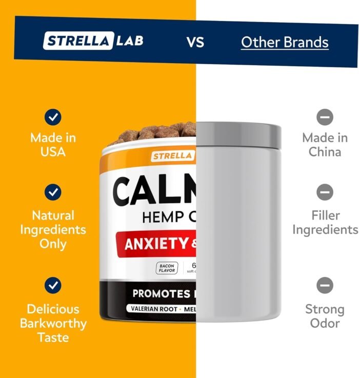 STRELLALAB Advanced Calming Chews for Do - Image 4