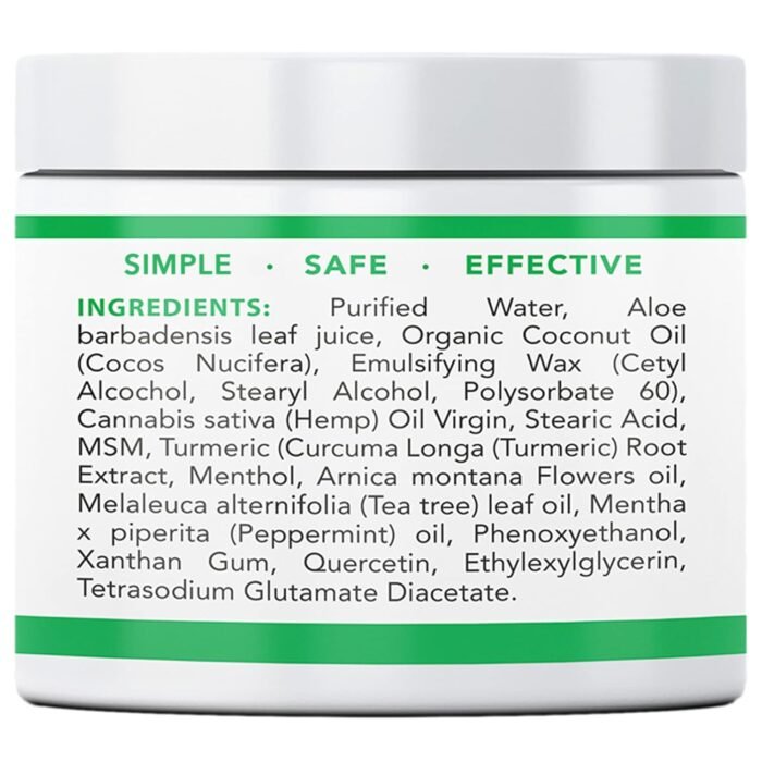 Super Natural Goods Hemp Cream (8oz) Hem - Image 2