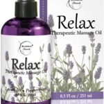 Relax Therapeutic Body Massage Oil - wit