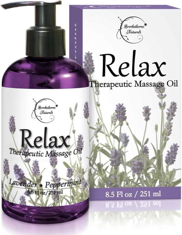 Relax Therapeutic Body Massage Oil - wit - Image 1