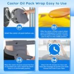 Castor Oil Pack Wrap,10 pcs Reusable Org - Image 8