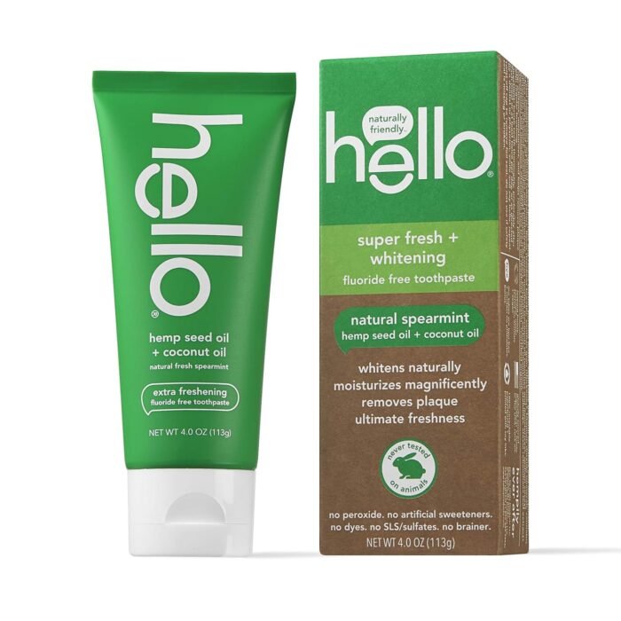 Hello Vegan Fluoride Free Toothpaste, Su - Image 1