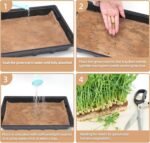 10Pcs Jute Grow Mats for Microgreens,10" - Image 3