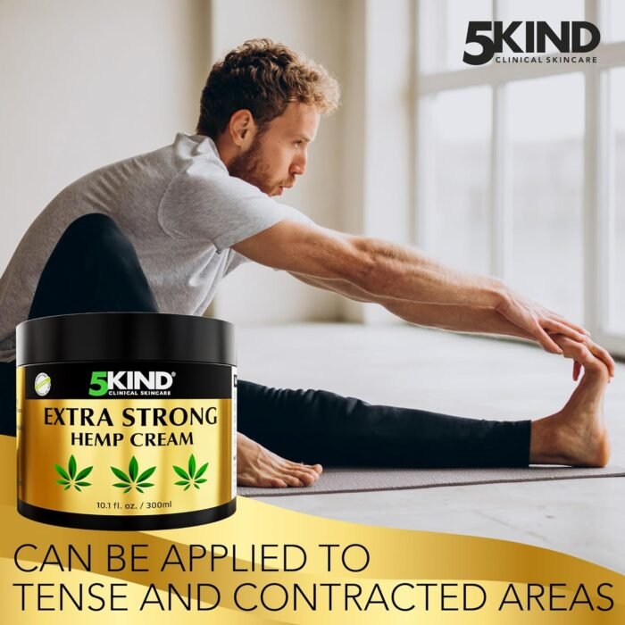 5kind Extra Strong Hemp Cream 10.1 fl oz - Image 5