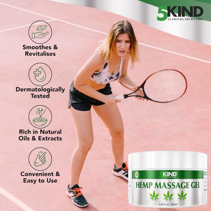5kind Hemp Active Gel 6.76 fl oz- Hemp C - Image 4