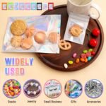 Mylar Bags, 100 PCS Holographic Bags, Sm - Image 2