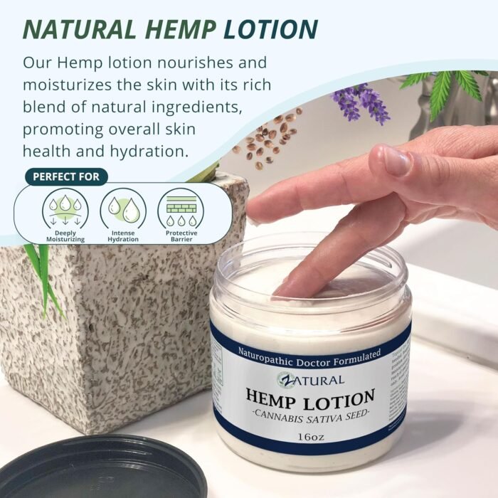 Zatural Hemp Lotion - Therapeutic Body L - Image 4