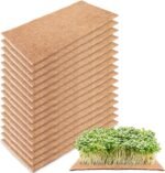 16Pcs Jute Grow Mat Plant Fiber Grow Mat