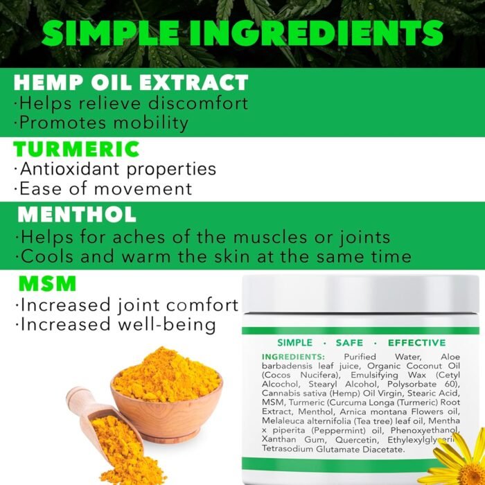 Super Natural Goods Hemp Cream (8oz) Hem - Image 7