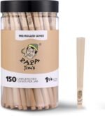 Papa Jim's Pre-Rolled Cones | Unbleached