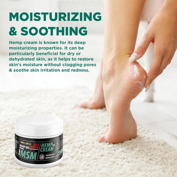 WELLUTION Hemp Cream with MSM – All-Natu - Image 4