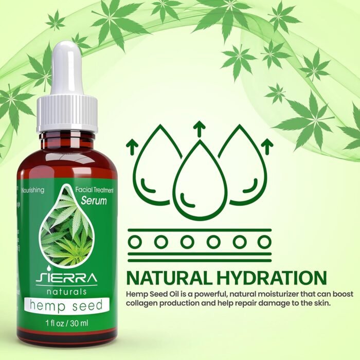 Sierra Naturals Hemp Seed Oil, Benefits - Image 6