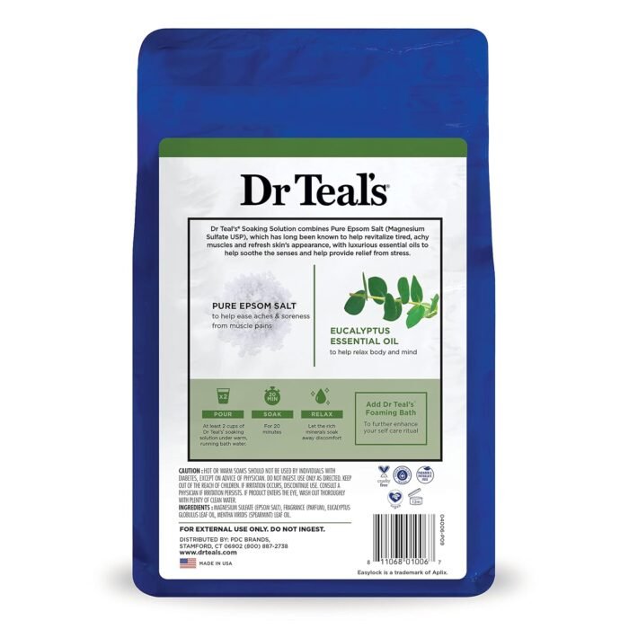 Dr Teal's Epsom Salt Magnesium Soak, Rel - Image 10
