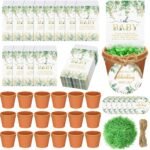 Ctosree 24 Sets Sage Green Baby Shower P