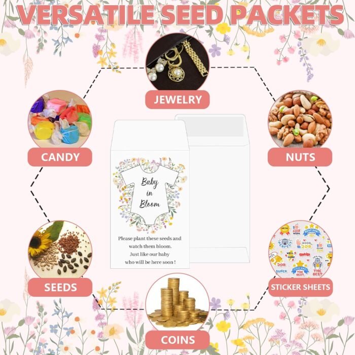 36 Sets Baby in Bloom Seed Packets Bulk - Image 7