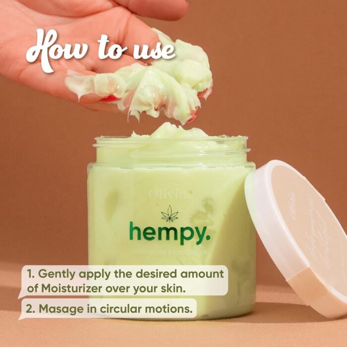 Olivia hemp cream, body moisturizer for - Image 9