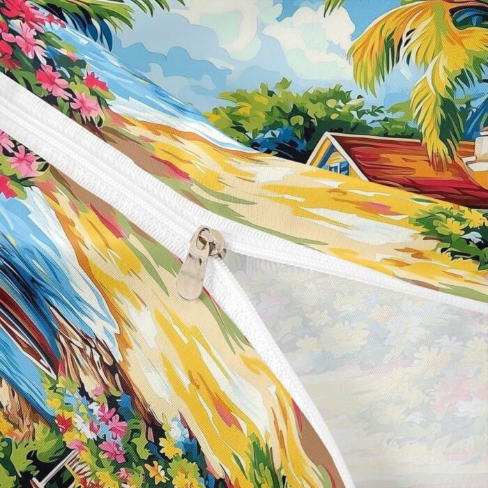 Castle Fairy Summer Seaside Beach Duvet - Image 5