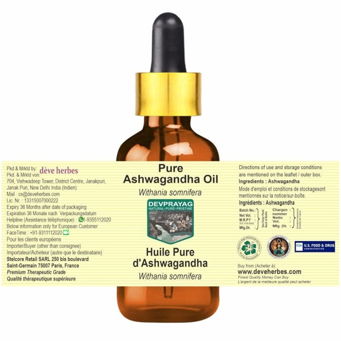 Ashwagandha Oil (Withania somnifera) wit - Image 2