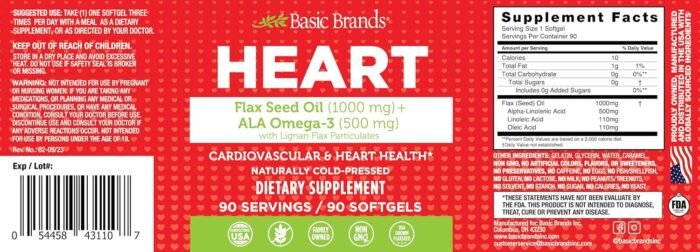 Smart Heart Flax Seed Oil and Ala Omega- - Image 4