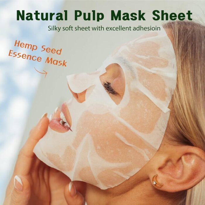 Purederm Hemp Seed Essence Mask (12 Pack - Image 5