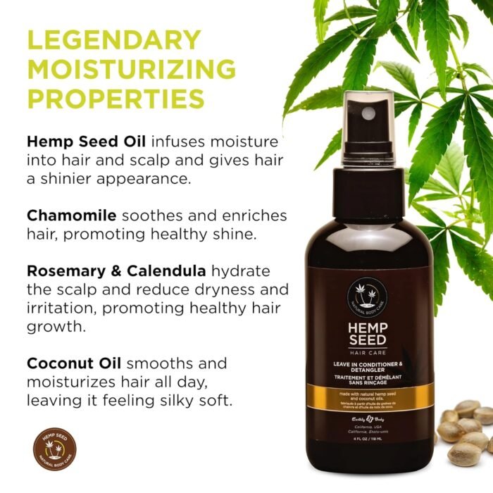 Hemp Seed Hair Care Leave-In Conditioner - Image 3