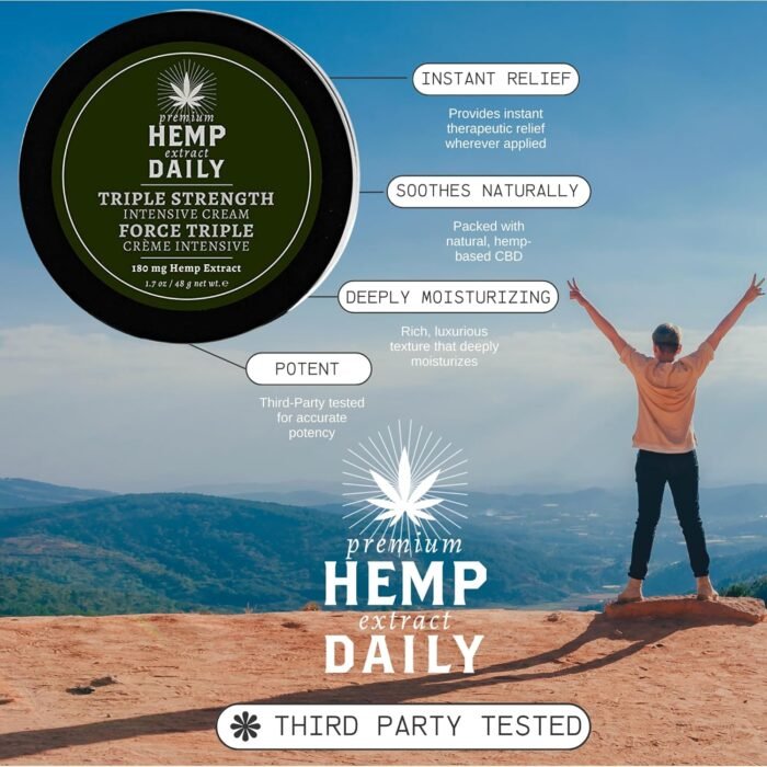 Premium Hemp Extract Daily Triple Streng - Image 2