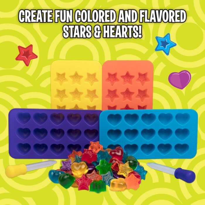 Star & Heart Silicone Gummy Candy Molds, - Image 5