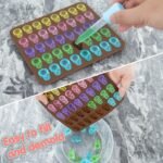 Silicone Gummy Molds, 2 Pack 40 Cavity S - Image 4