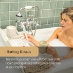 Esker Bathtub Tray, Premium Pine Wood Ba - Image 5