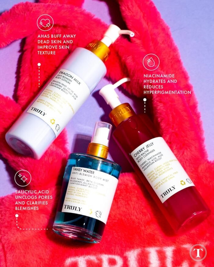 Truly Beauty Cherry Jelly Body Acne Wash - Image 5