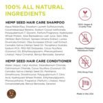 Hemp Seed Hair Care Shampoo + Conditione - Image 5