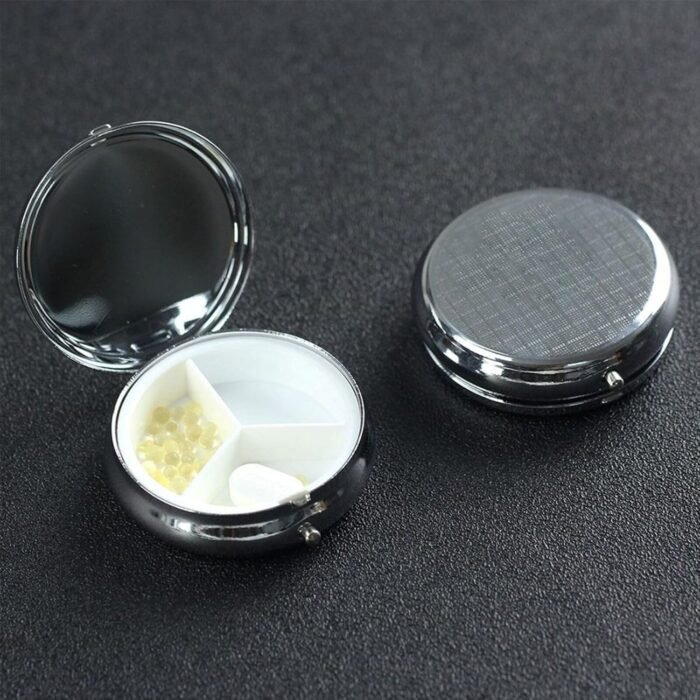 Pill Box Small Pill Case 3 Compartment C - Image 6