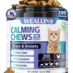 200 PCS Cat Calming Treats, Calming Trea