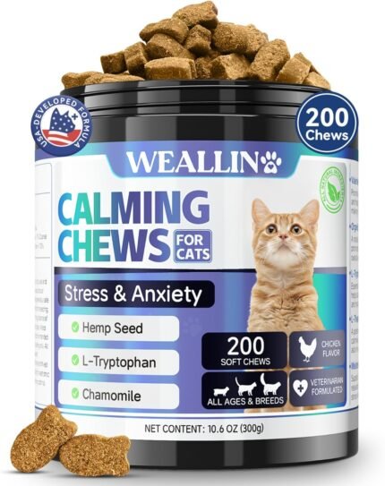 200 PCS Cat Calming Treats, Calming Trea