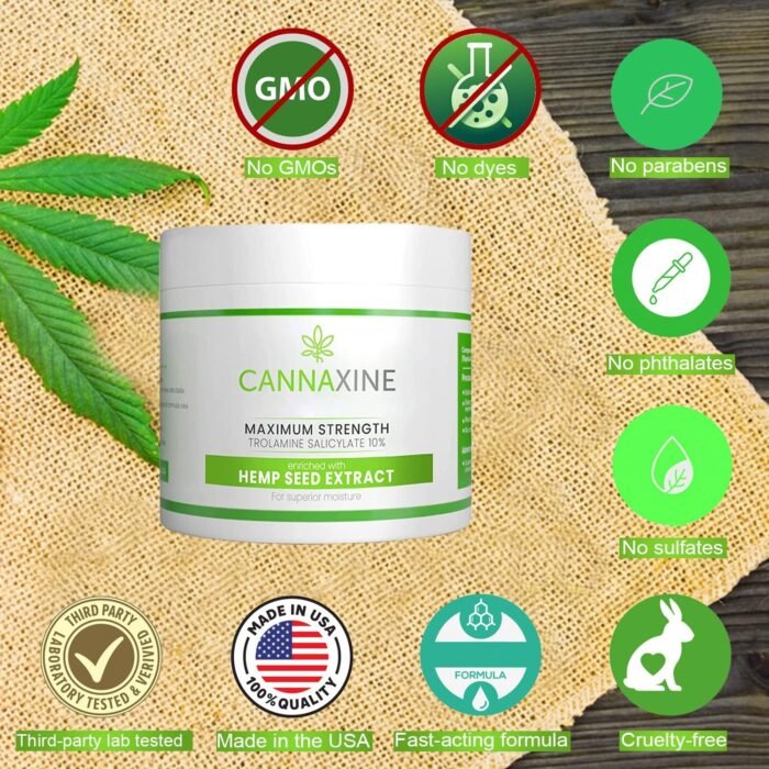 Cannaxine Cream with Hemp Seed Extract a - Image 4
