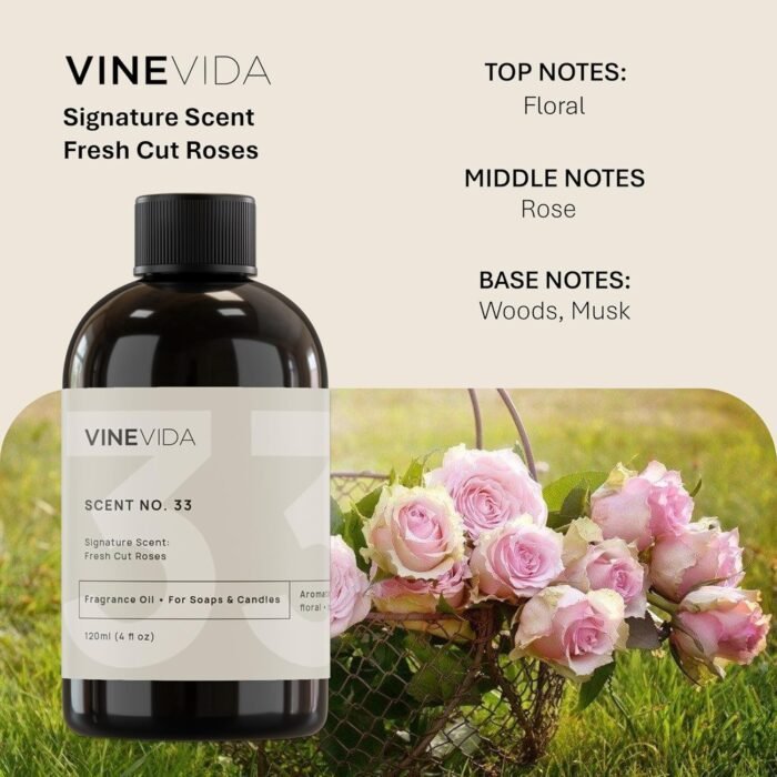 VINEVIDA [4oz] Fresh Cut Roses Fragrance - Image 7