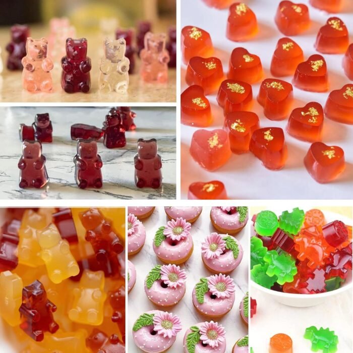Sidosir 4Pcs Gummy Candy Bear Molds, Non - Image 6