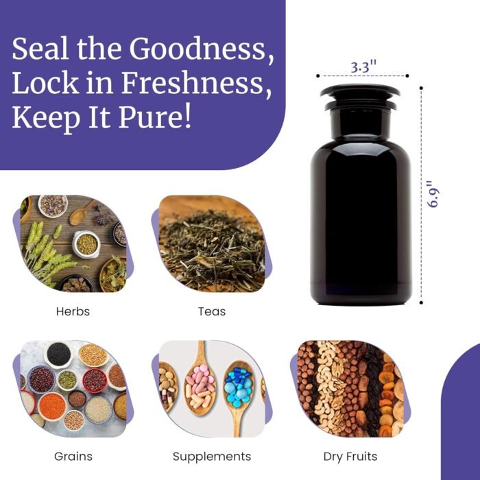 Infinity Jars 500 ml (17 Fl oz) Round Ja - Image 5