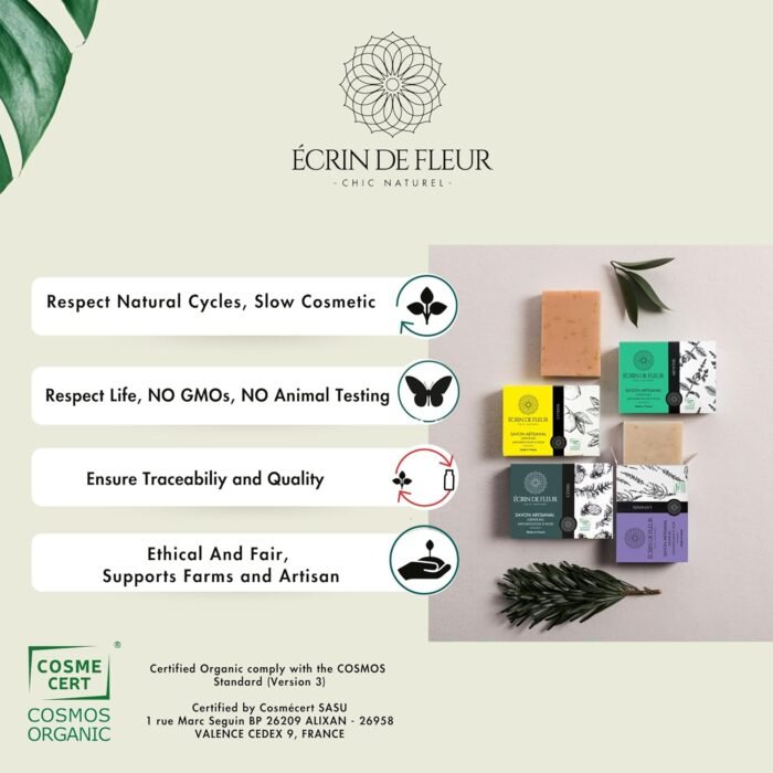 Men's Exfoliating French Artisanal Soap, - Image 5